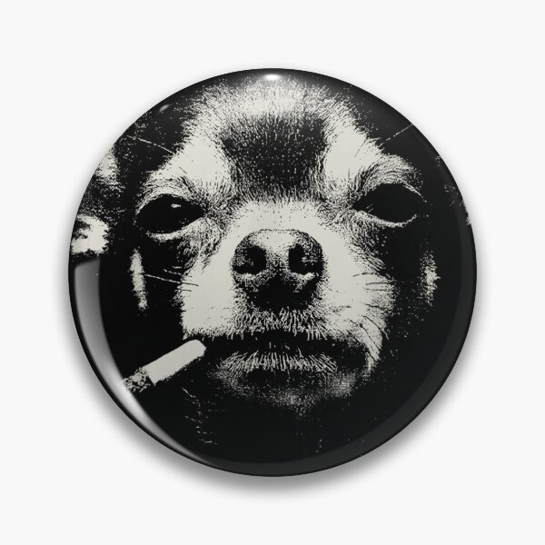 Item preview, Dog Smoking Cigarette Funny Chihuahua Meme  designed and sold by EricCotanori.