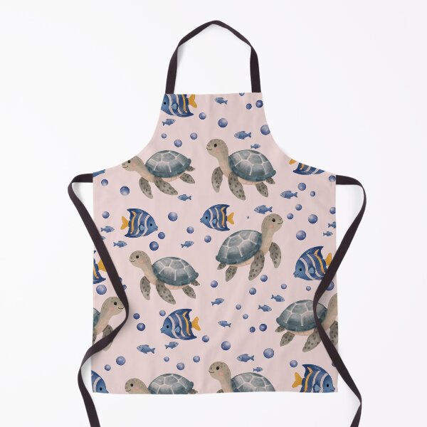 Item preview, Sea Turtle Ocean Seamless Pattern designed and sold by SheHood.