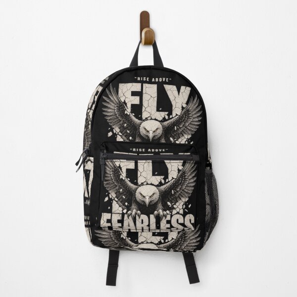 Item preview, Fly Fearless Rise Above Eagle Motivational Design designed and sold by MOCH- ART.