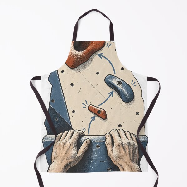 Item preview, The Route Reader Bouldering Climber Hand Drawn T-Shirt designed and sold by Naviora.