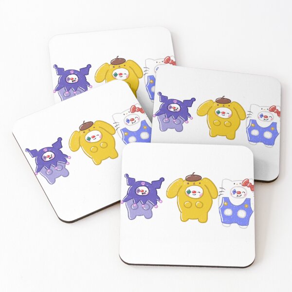 Item preview, Clowns in terrible Sanrio costumes designed and sold by Guggies World.
