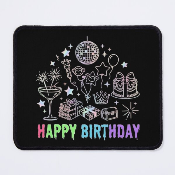 Item preview, Holographic Disco Birthday Party Doodles Cute Celebration designed and sold by PetalsPaws.