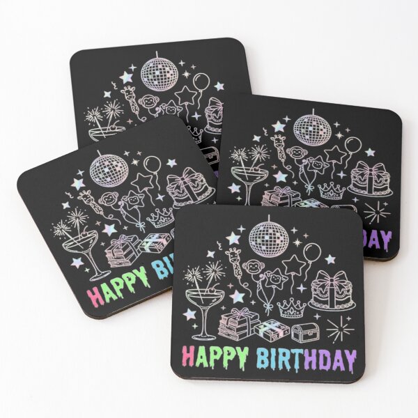 Item preview, Holographic Disco Birthday Party Doodles Cute Celebration designed and sold by PetalsPaws.
