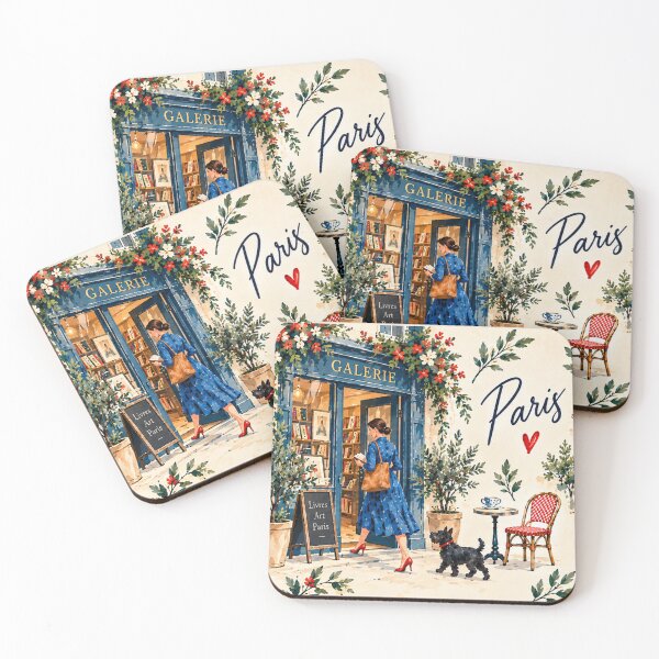 Item preview, Montmartre, Paris Galerie Bookshop- Poster Print designed and sold by CARRAANN.