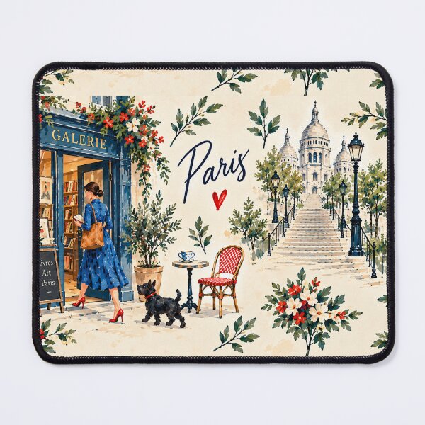 Item preview, Montmartre, Paris Galerie Bookshop- Poster Print designed and sold by CARRAANN.