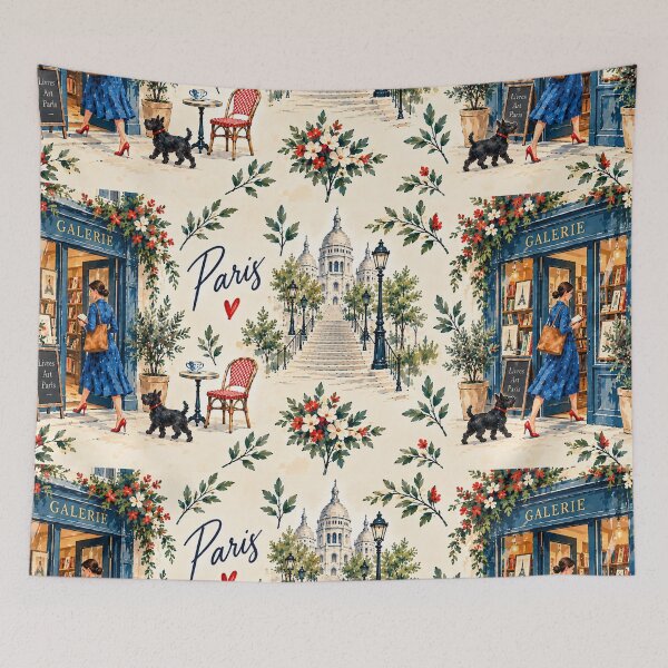 Item preview, Montmartre, Paris Galerie Bookshop- Poster Print designed and sold by CARRAANN.