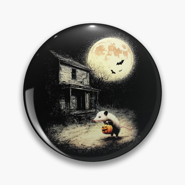 Item preview, Vintage Opossum Pumpkin Halloween designed and sold by ellapaintcoast.