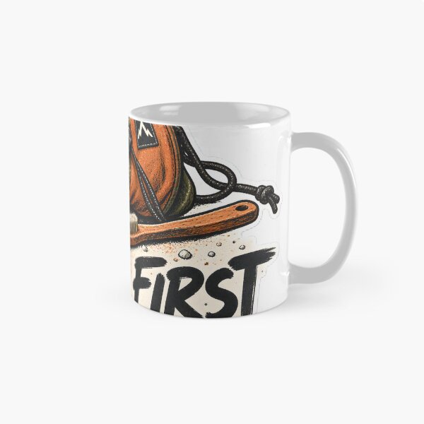 Item preview, Chalk First Funny Climbing Bouldering T-Shirt designed and sold by Naviora.