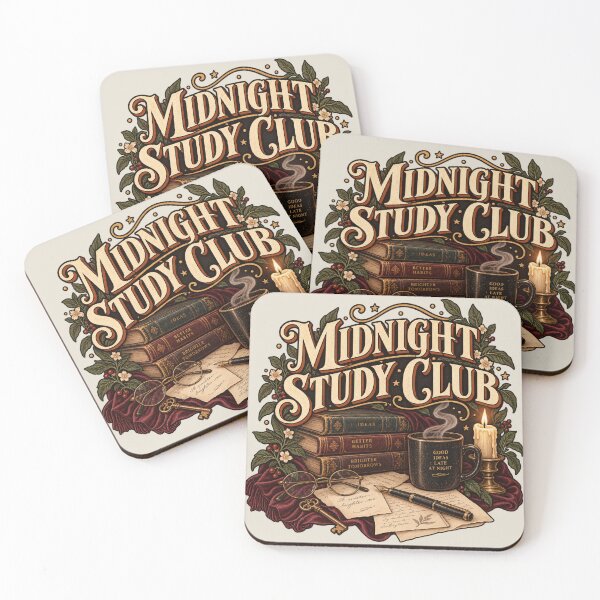 Item preview, Midnight Study Club Dark Academia Design designed and sold by Mostafa Studio.