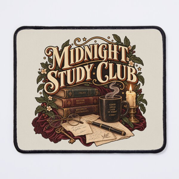 Item preview, Midnight Study Club Dark Academia Design designed and sold by Mostafa Studio.