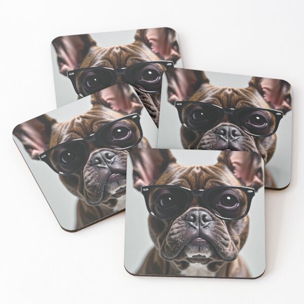 Item preview, Cool Brindle French Bulldog in Sunglasses designed and sold by VFXguy.