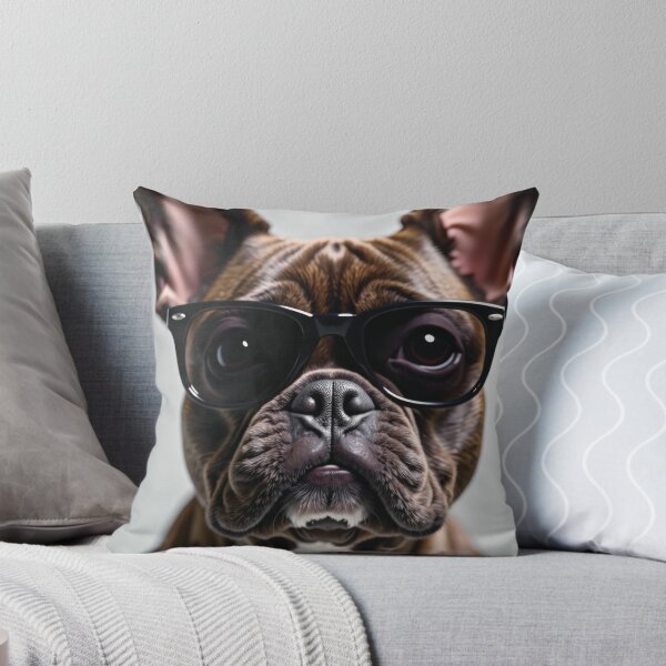 Item preview, Cool Brindle French Bulldog in Sunglasses designed and sold by VFXguy.