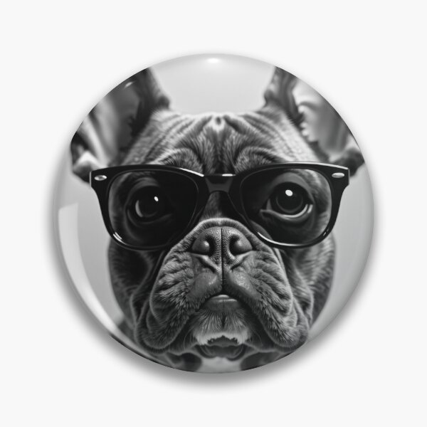 Item preview, Cool B&W Brindle French Bulldog in Sunglasses designed and sold by VFXguy.