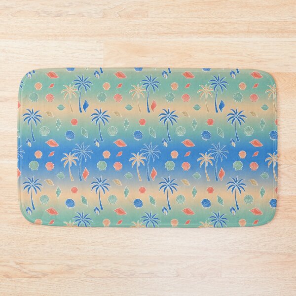 Item preview, Tropical Beach Paradise with Palm Trees & Sea Shells designed and sold by ZHD Home Decor - Apparel - Accessories.