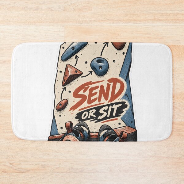 Item preview, Send Or Sit Funny Bouldering Climbing T-Shirt designed and sold by Naviora.