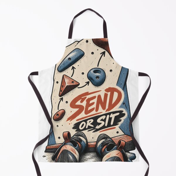 Item preview, Send Or Sit Funny Bouldering Climbing T-Shirt designed and sold by Naviora.