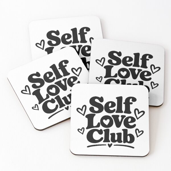 Item preview, Self Love Club – Positive Self Care Quote designed and sold by TinyWeird.