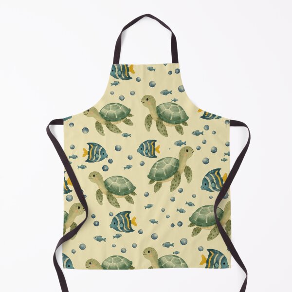 Item preview, Sea Turtle Ocean Seamless Pattern designed and sold by SheHood.