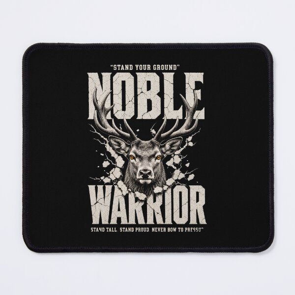 Item preview, Noble Warrior Stand Your Ground Stag Motivational Design designed and sold by MOCH- ART.