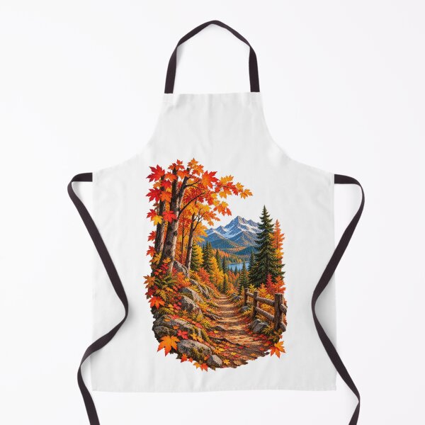 Item preview, Fall Forest Trail Autumn Mountain Landscape designed and sold by RockitBaby.