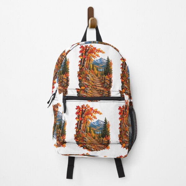 Item preview, Fall Forest Trail Autumn Mountain Landscape designed and sold by RockitBaby.