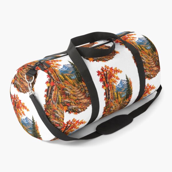 Item preview, Fall Forest Trail Autumn Mountain Landscape designed and sold by RockitBaby.