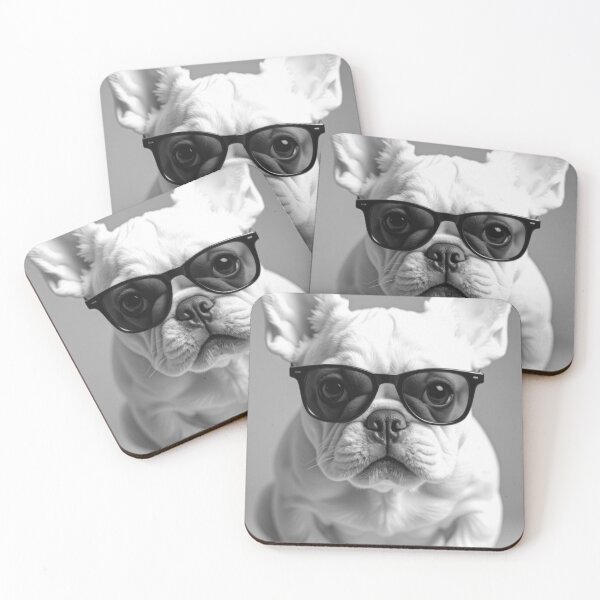 Item preview, Cool B&W French Bulldog Puppy in Sunglasses designed and sold by VFXguy.