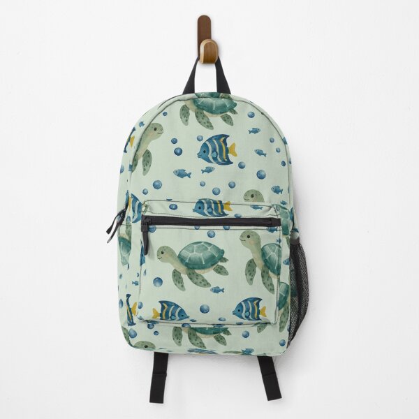 Item preview, Sea Turtle Ocean Seamless Pattern designed and sold by SheHood.