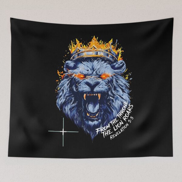 Item preview, From The Throne The Lion Roars Revelation 5 5 Lion Crown designed and sold by notajojosfan.