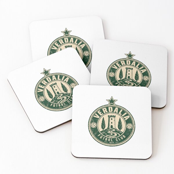 Item preview, Verdalia FC Vintage Green Retro Football Crest 1971 designed and sold by DriftcoreStudio.