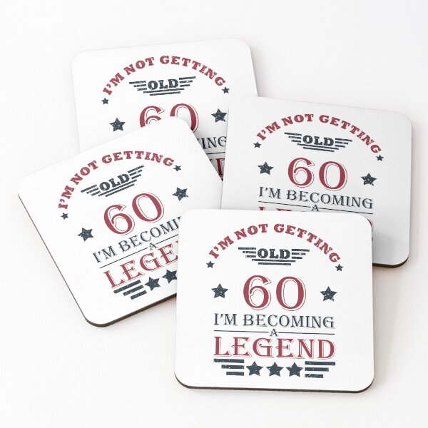 Item preview, I'm Not Getting Old I'm Becoming A Legend - Vintage 60 years old - 60th Birthday Party Gift designed and sold by Alexaltay.