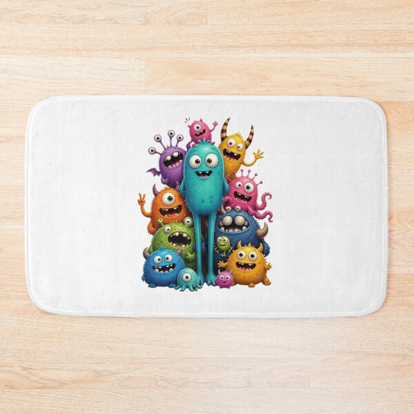 Item preview, ArtColorfulCuteMonsterSquad designed and sold by Artrendzs.