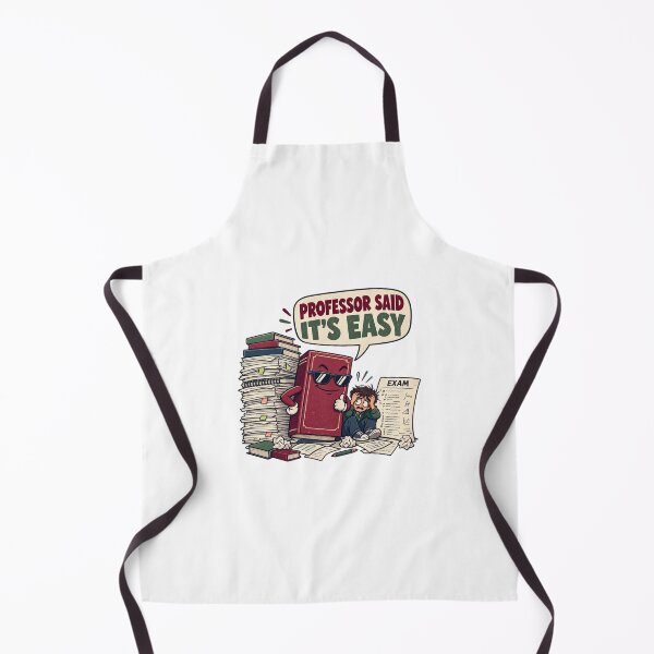 Item preview, Professor Said It's Easy – Funny College Student Exam Humor T-Shirt designed and sold by Print-Mingle01.