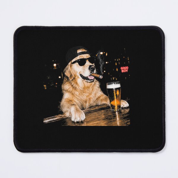 Item preview, Funny Golden Retriever Drinking Beer Meme designed and sold by EricCotanori.