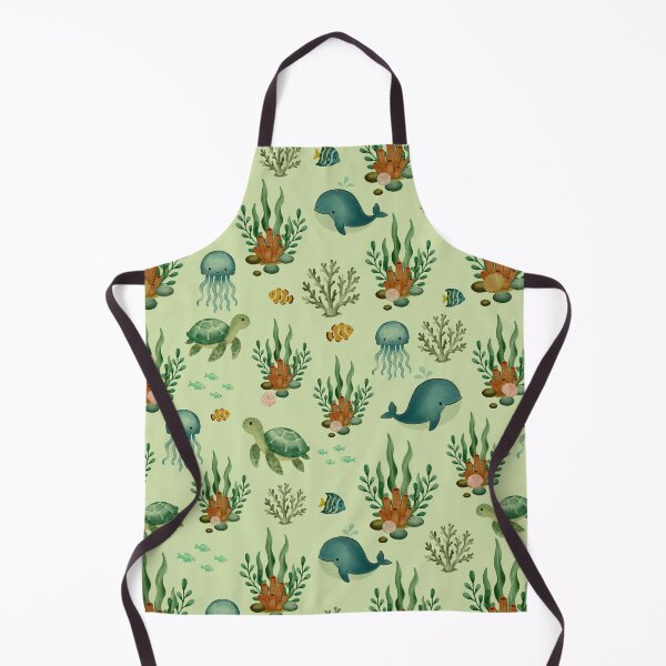 Item preview, Whimsical Ocean Friends Seamless Pattern designed and sold by SheHood.