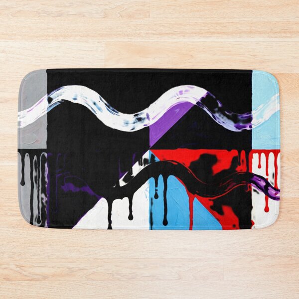 Item preview, rhythmic drip br colorful geometric drip abstract design designed and sold by SmashingDeals.