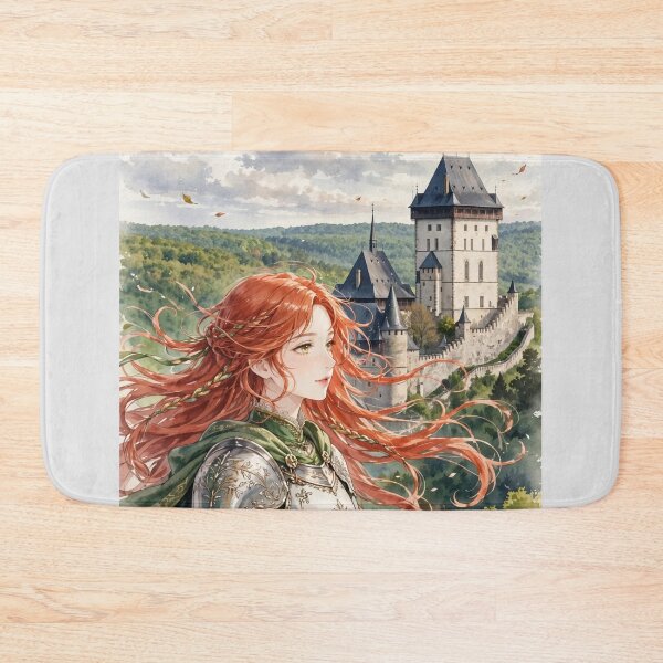 Item preview, Karlštejn in Czech Republic,  Redhead Knight Time Traveler  designed and sold by DibujandoPorfa.