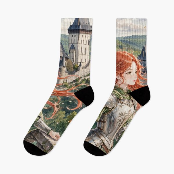 Item preview, Karlštejn in Czech Republic,  Redhead Knight Time Traveler  designed and sold by DibujandoPorfa.