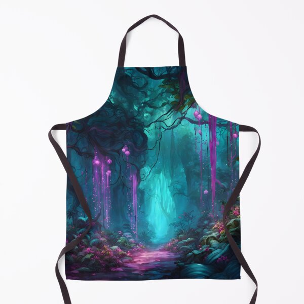 Item preview, Mysterious Alien Bioluminescent Jungle designed and sold by Fanta-sticky.