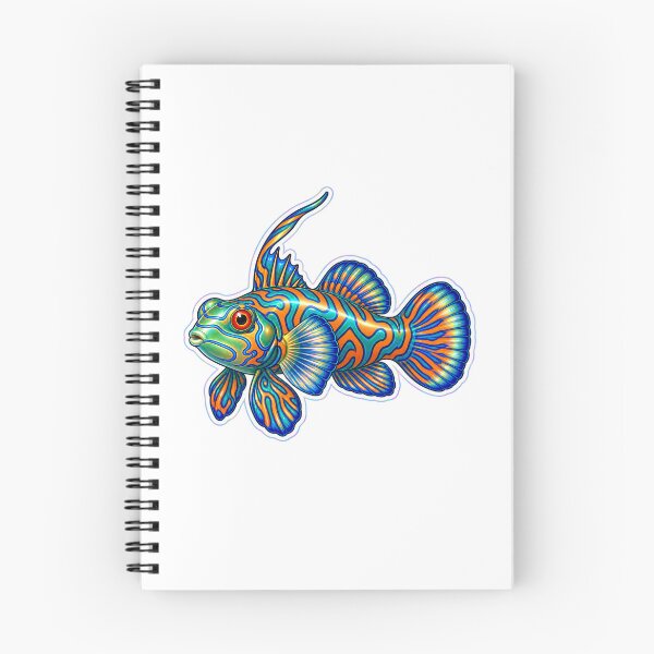 Item preview, Green Mandarin Goby Holographic Reef Fish Sticker designed and sold by KenworksDigital.