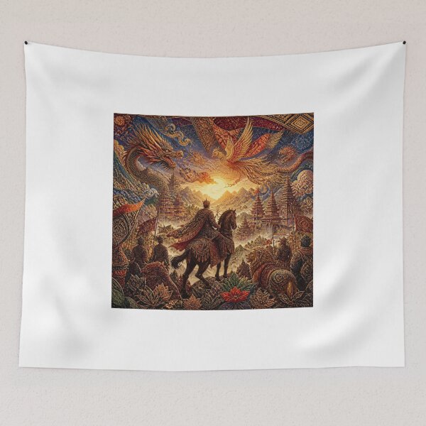 Item preview, Golden Dragon Batik Traditional Fantasy designed and sold by ChotipahArt.