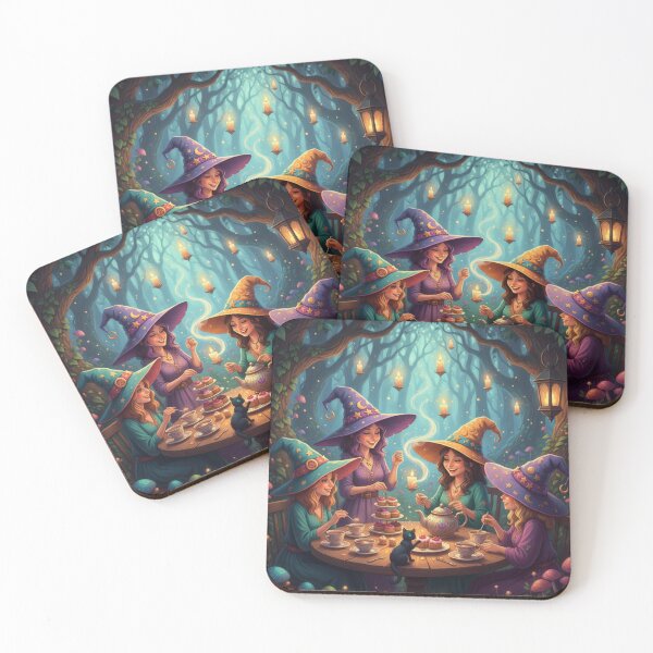 Item preview, Witchy tea party designed and sold by AnonimusDesigns.