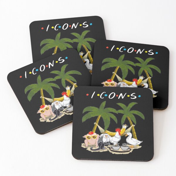 Item preview, Icons Tropical Animals designed and sold by Gozalla.