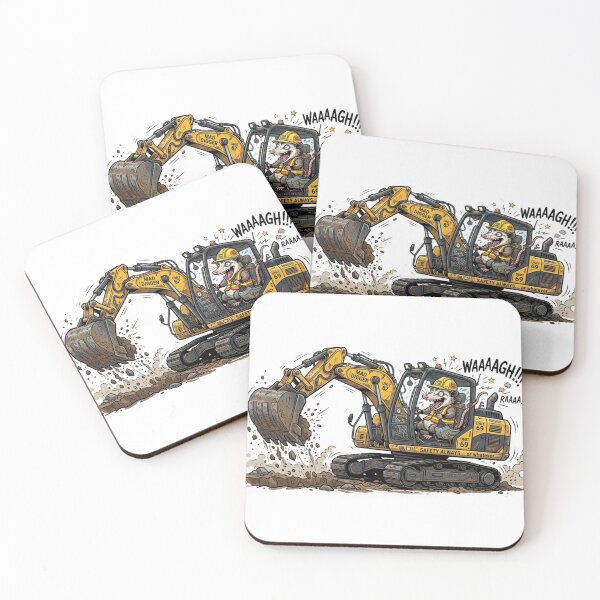 Item preview, Mad Opossum Excavator Chaos designed and sold by Maclaw200d.