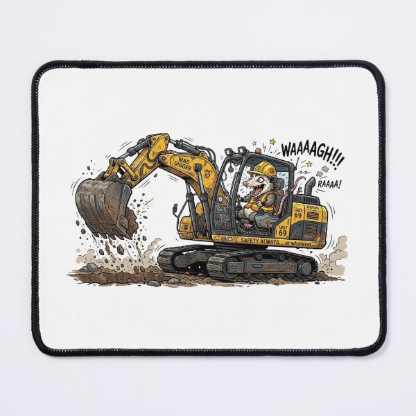 Item preview, Mad Opossum Excavator Chaos designed and sold by Maclaw200d.