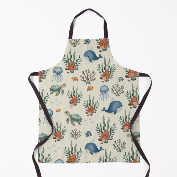 Item preview, Whimsical Ocean Friends Seamless Pattern designed and sold by SheHood.