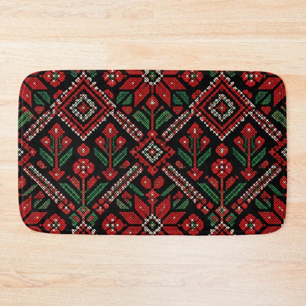 Item preview, Palestinian Folk Textile Embroidery Pattern designed and sold by BrainCurves.
