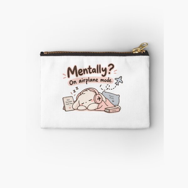 Item preview, Mentally On Airplane Mode  designed and sold by BLOOMVELLE.