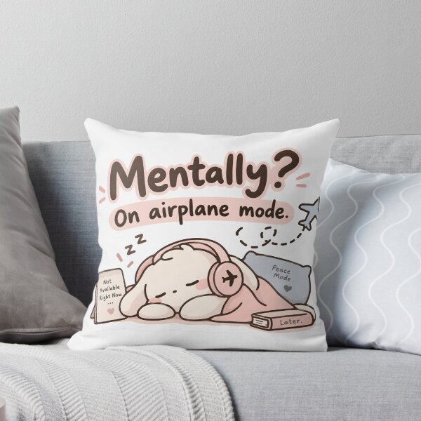 Item preview, Mentally On Airplane Mode  designed and sold by BLOOMVELLE.
