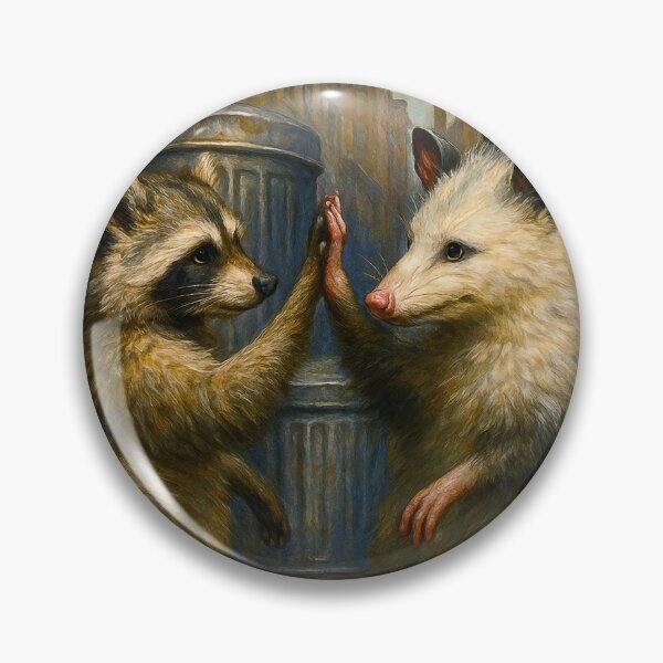 Item preview, More Trash Can, Less Trash Can't: Raccoon and Opossum Friendship designed and sold by abby-thorns.